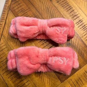 IPSY Plush Bow Spa Headband (Set of 2!)